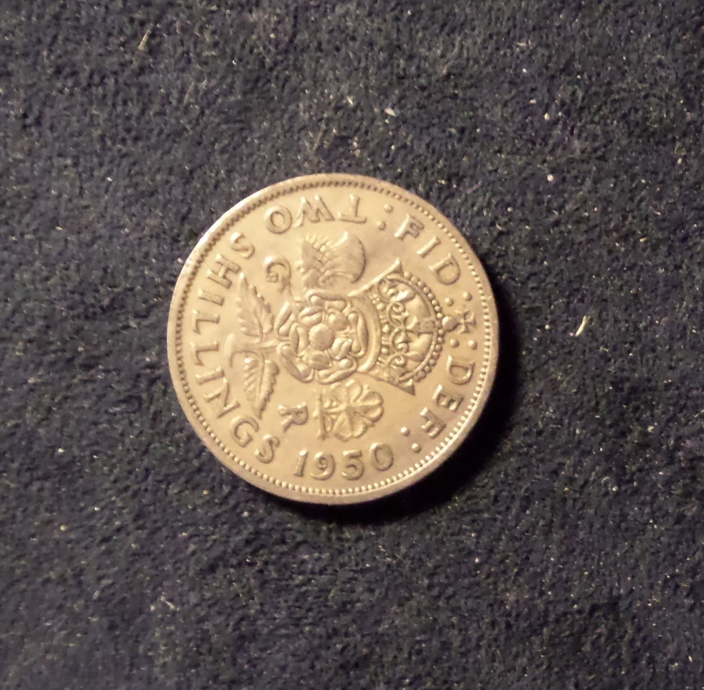 Tutti le monete: GRANDE BRETAGNE two shillin 1950 – Usato da Nyon venduto da an54 1