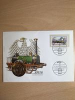 Münzbrief 1 Deutsche Mark 1985 Adler 150 Jahre Eisenbahn