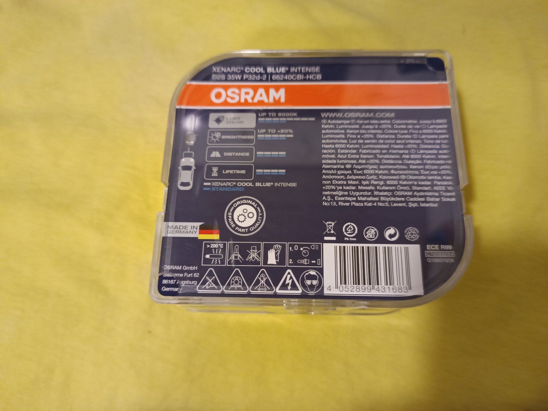 Osram Tutti pezzi di ricambio auto: OSRAM D2S Cool Blue Intense Xenarc Duo Pack – Nuovo e nell'imballaggio originale da Münchwilen TG venduto da Gandalf126 2