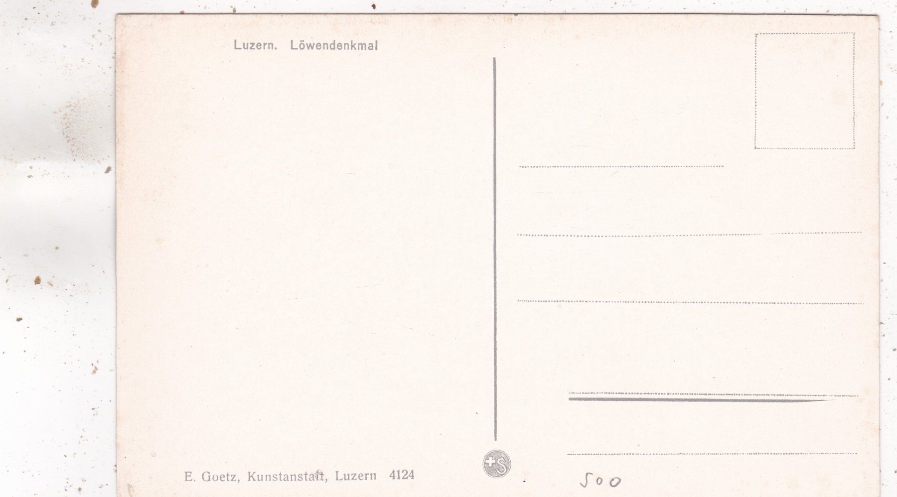 Cartes postales: Luzern Löwendenkmal – D'occasion à Herisau par Lisegrat2008 1
