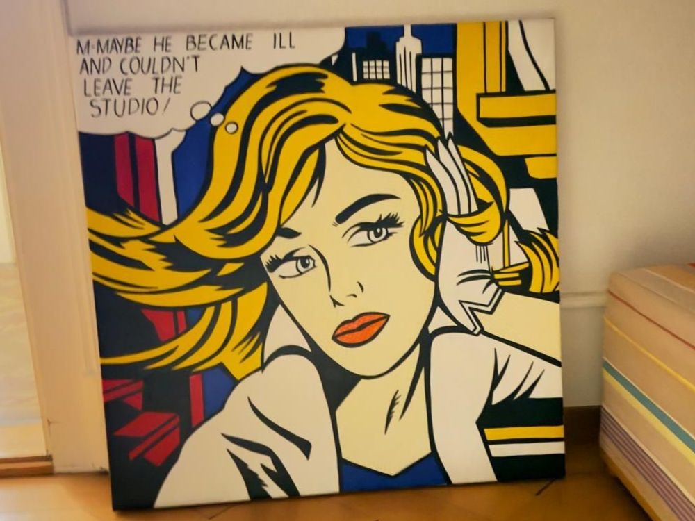 Posters & Illustrations: Pop-Art Leinwandbild auf Keilrahmen - Roy Lichtenstein – D'occasion à Bern par lac_8m2r 2