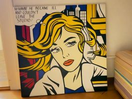 Roy Lichtenstein "M-Maybe" Leinwandbild auf Keilrahmen