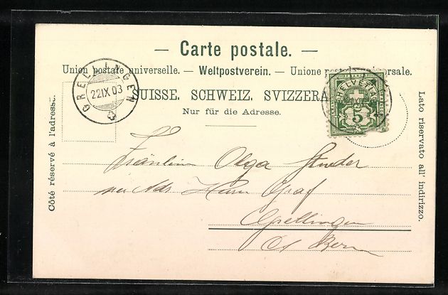 Cartoline postali: Mondschein-AK Basel, Schloss Angenstein – Usato da Berlin venduto da bartko-reher 1