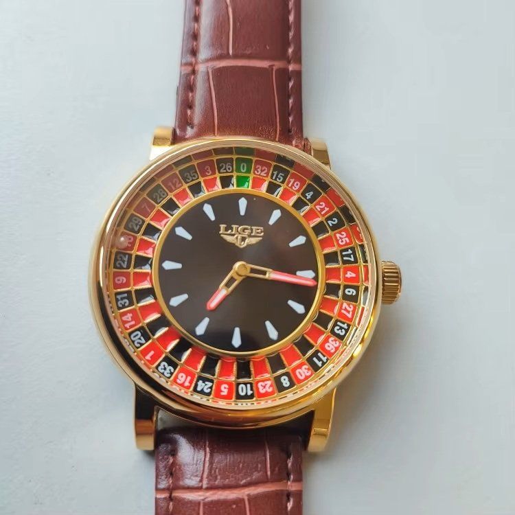 Uhren: Quartz Uhr Stil von Casino Roulette – Neu und originalverpackt aus Lausanne von WATCH-WORLD 2