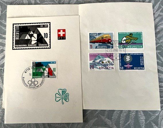 Alle Briefmarken: 12 Stück Post-Bögli Restposten – Gebraucht aus Häusernmoos von Koi-Gartenteich 1