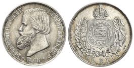 Brasilien 200 Reis 1868