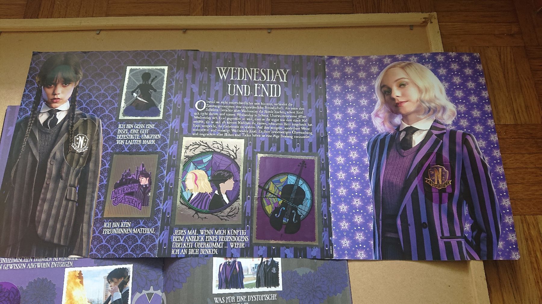 Panini Carte collezionabili: Wednesday Stickerbuch Panini mit allen sticker – Usato da Chur venduto da FreakofRarity 4