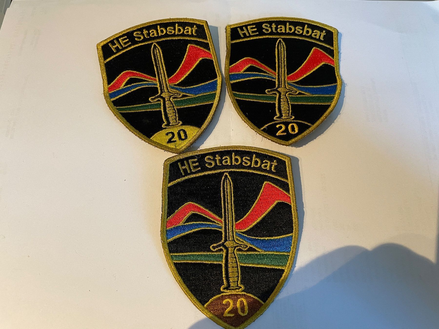 Patches: 3 PATCH HE STABSBAT 20 – Gebraucht aus Oberiberg von reimet