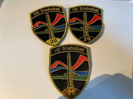 3 PATCH HE STABSBAT 20