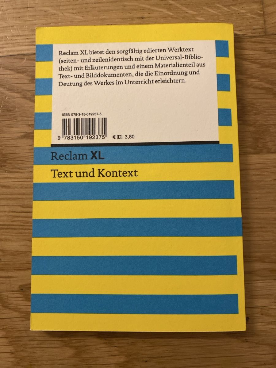 Libri: E.T.A. Hoffmann - Der Sandmann, Reclam XL – Usato da Schmerikon venduto da tam_k9vb 1