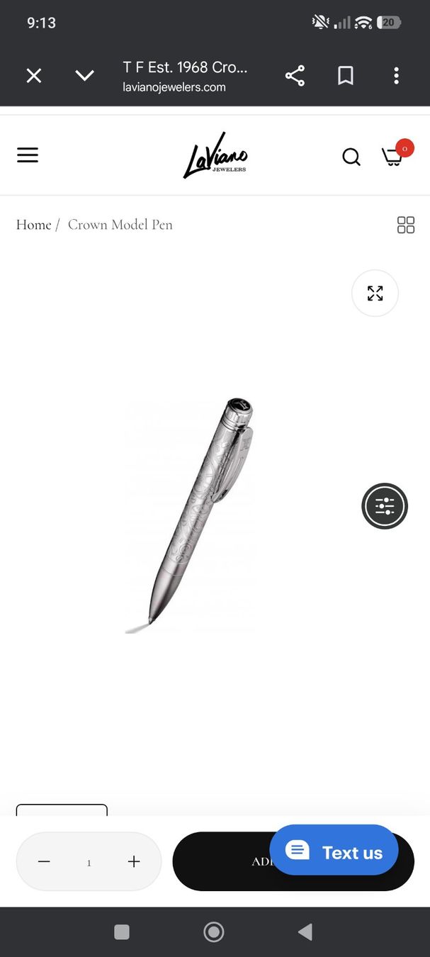 Penna & Evidenziatori: T.F. Est. 1968 Genève - Crown Model Pen – Nuovo e nell'imballaggio originale da Wimmis venduto da P4tEkP87 3