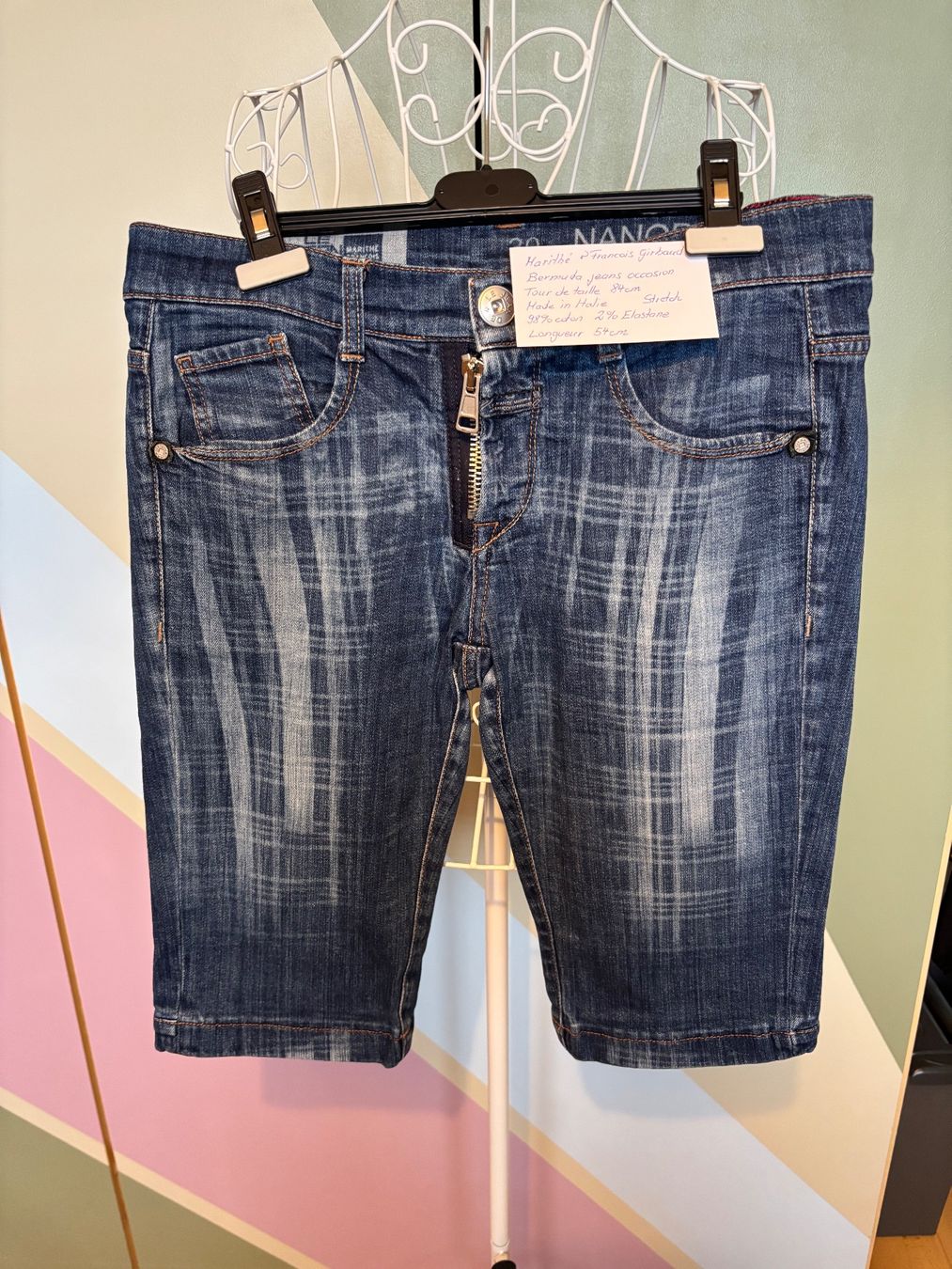 Girbaud Jeans: Bermuda jeans Marithe et Francois Girbaud – Usato da Murten venduto da Louis1954