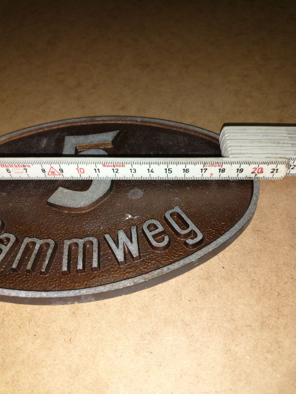 Ecriteaux: Hausnumer Dammweg Nr.5 – D'occasion à Künten par Spinner62 3