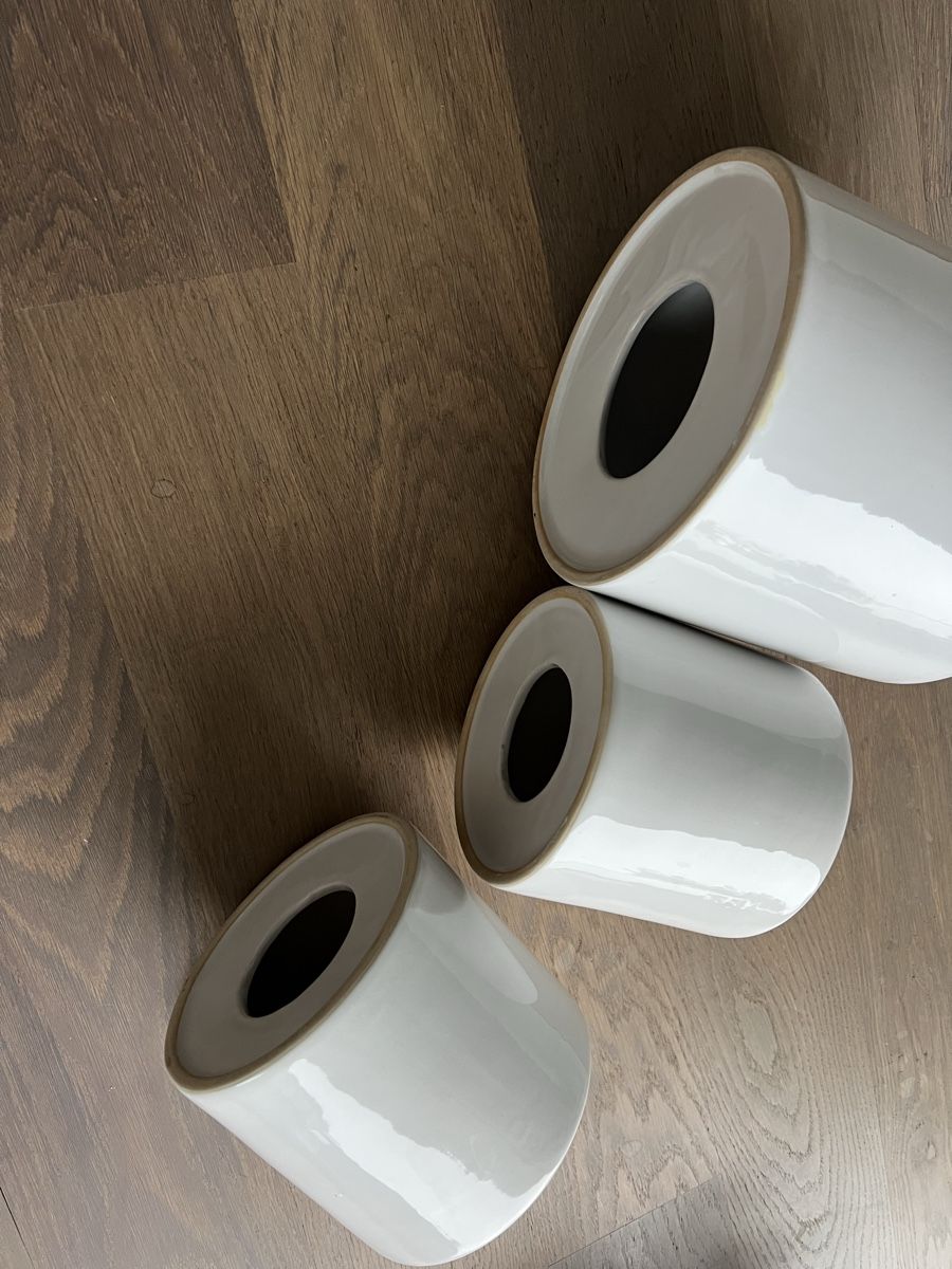 Kerzenständer: spezielle Kerzenhalter 3er-Set, weiss – Gebraucht aus Meierskappel von schoene_dinge 6