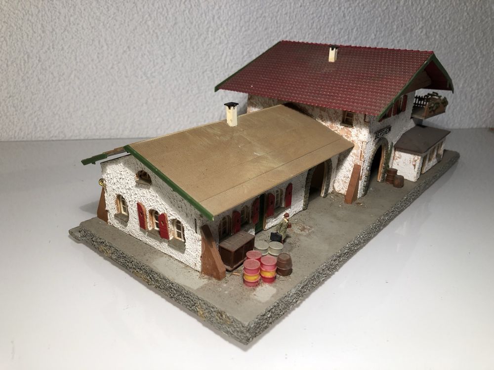 Faller Bahnhof Bergheim Holzmodell Kaufen auf Ricardo