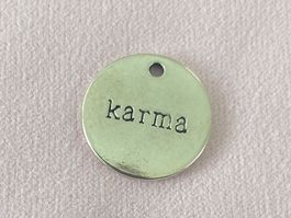 Schmuck basteln Karma 2 cm