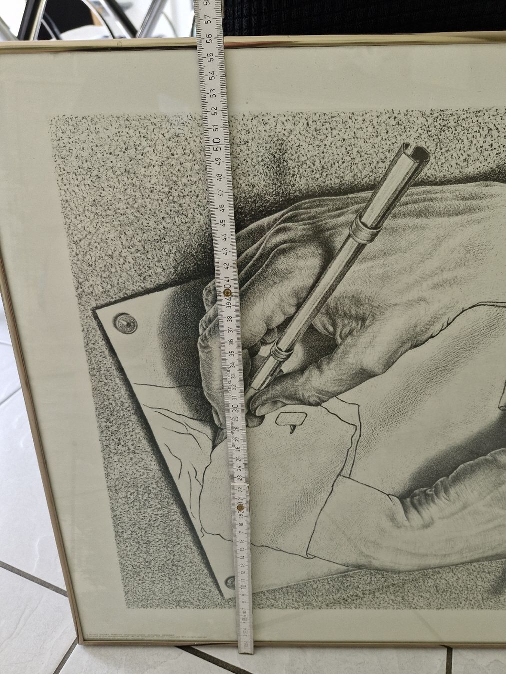 Foto & Immagini: Lithografie von M.C. Escher "Hand mit Schreibendem" – Usato da Frauenfeld venduto da Kasico 7