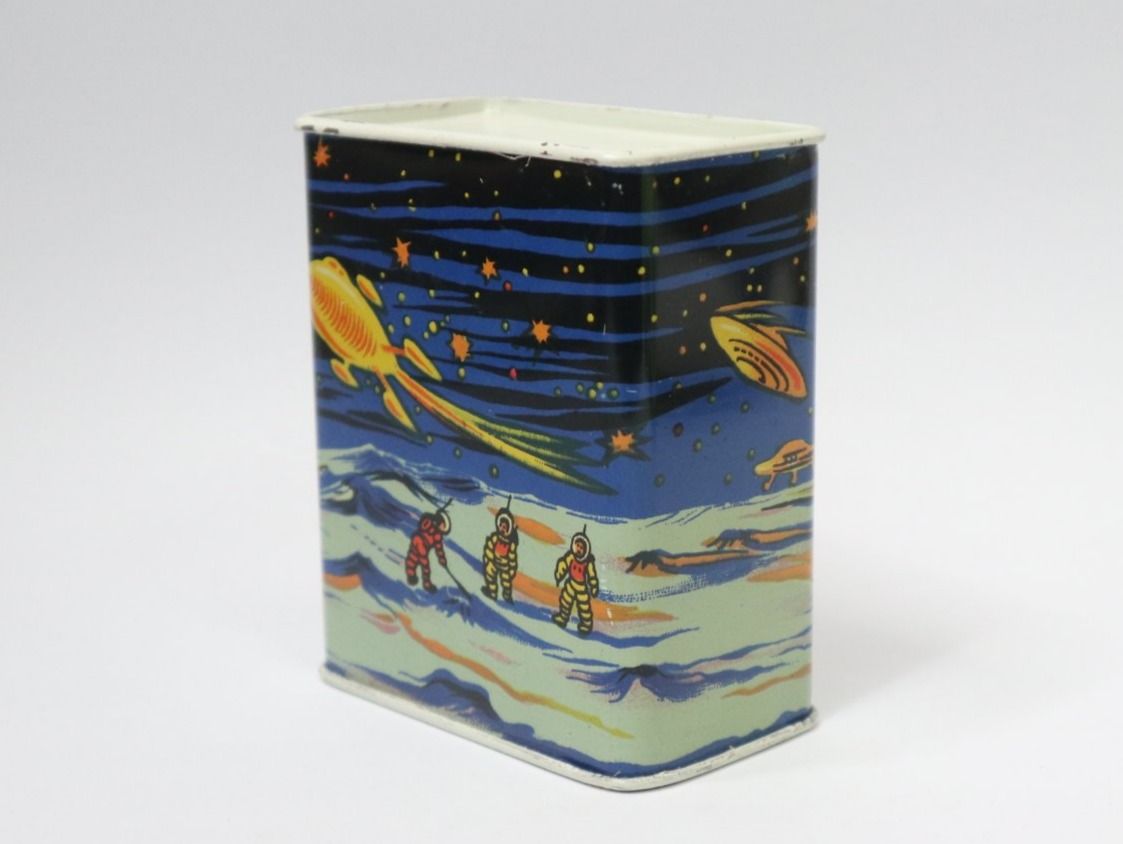 Tirelires: Blech Space Rocket Spardose UFO mit Schlüssel – Neuf (Voir description) à Eschenbach SG par Astalavista 4
