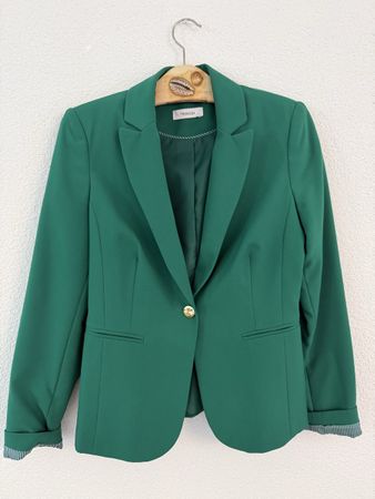 Eleganter grüner Blazer – Grösse M