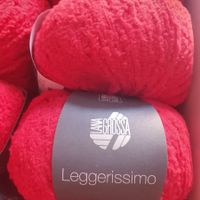 2 Kn. LEGGERISSIMO Lana Grossa Fb. 4-118613 rot