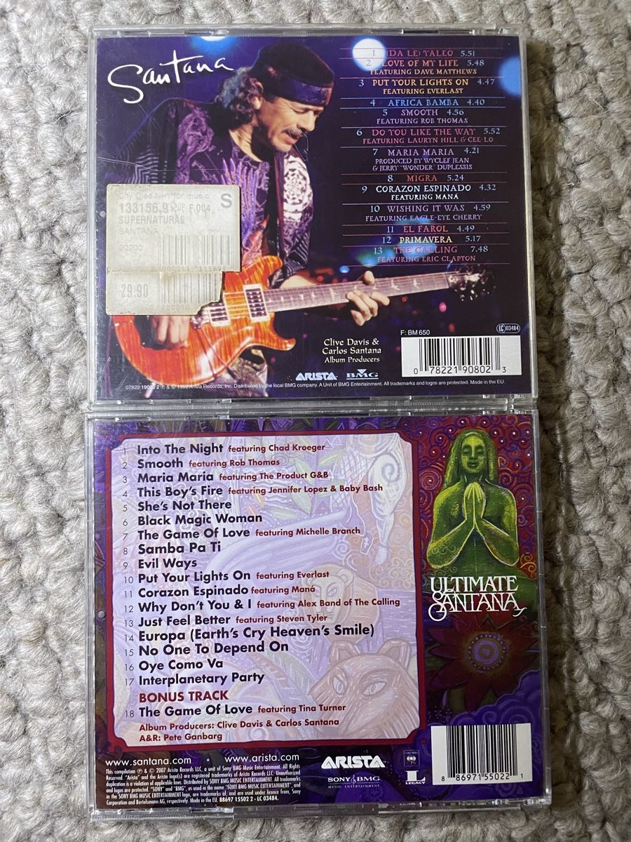 CDs: 2x Carlos Santana – D'occasion à Reinach AG par trigger7811 2