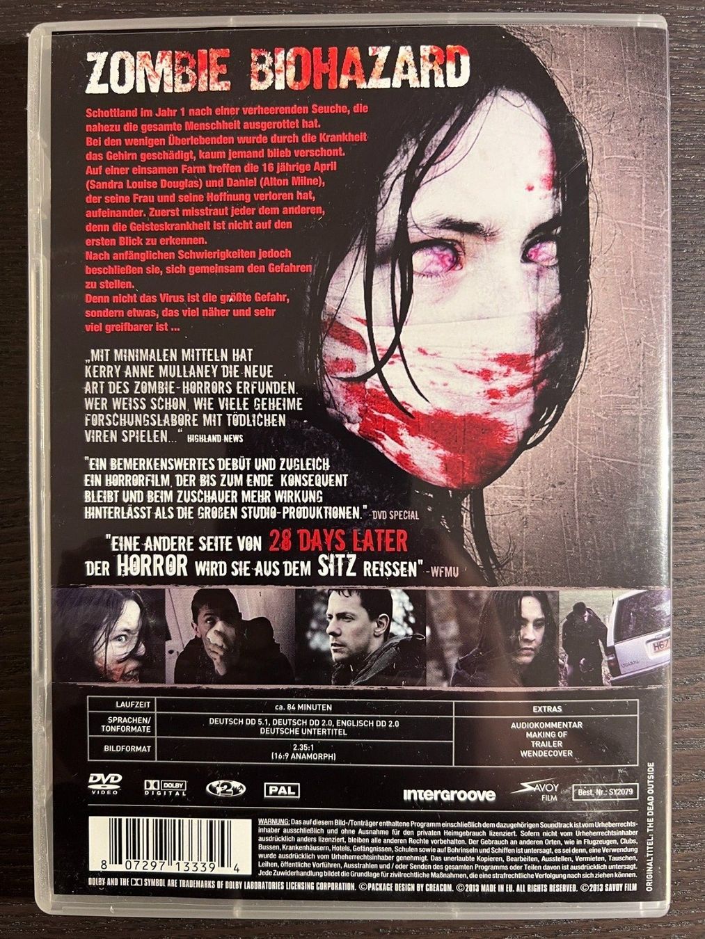 Tous les DVDs: Zombie Biohazard – D'occasion à Zürich par FilmFreunde 1