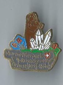 Plaketten & Abzeichen: Murmeltierpark Kristallgrotte Grimselpass, Pin – Gebraucht aus Zürich von t24_de