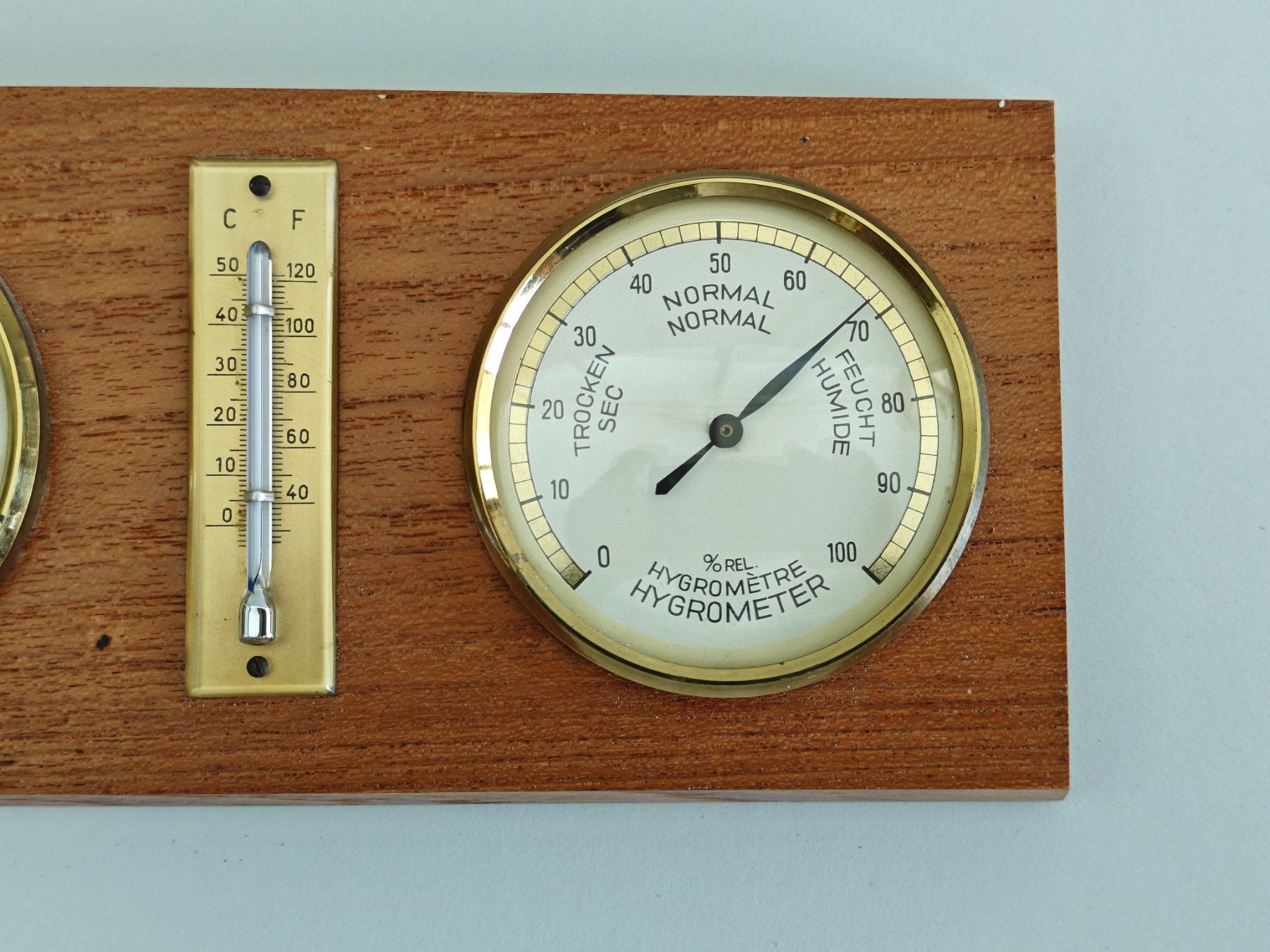 Altri elettrodomestici e apparecchi d’epoca: Wetterstation Holz - Barometer Hygrometer Thermometer – Usato da Birr venduto da DisDas 3