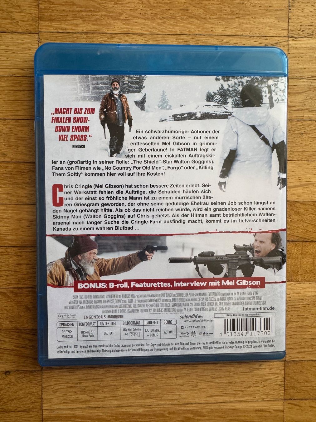 Tutti i DVDs: FATMAN. (BLU-RAY) MEL GIBSON – Usato da Basel venduto da san_2qlq 1