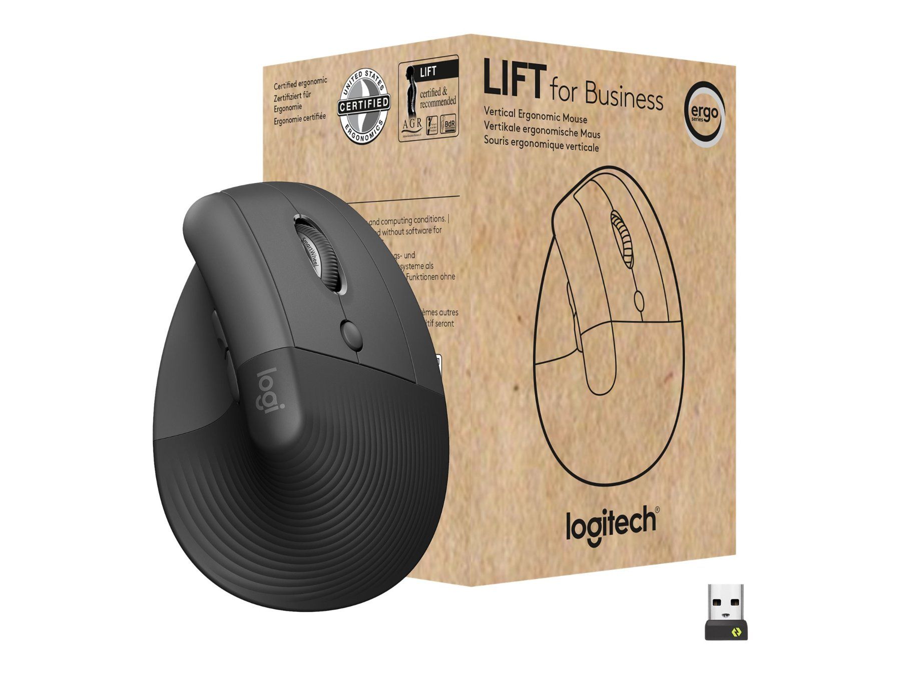 Logitech Maus: Souris Logitech Ergo Lift for Business – Neu (gemäss Beschreibung) aus Villarepos von PhiVM