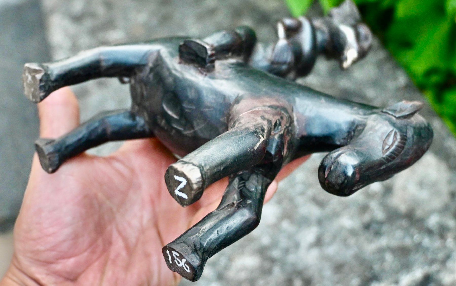 Skulpturen & Statuen: alte afrikanische Reiterstatue SENUFO  H 35.5cm Z156 – Gebraucht aus Pfaffhausen von mono_rec 3