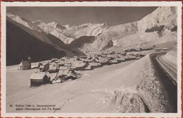 Sedrun im tiefen Winter   :   alte Ansichtskarte