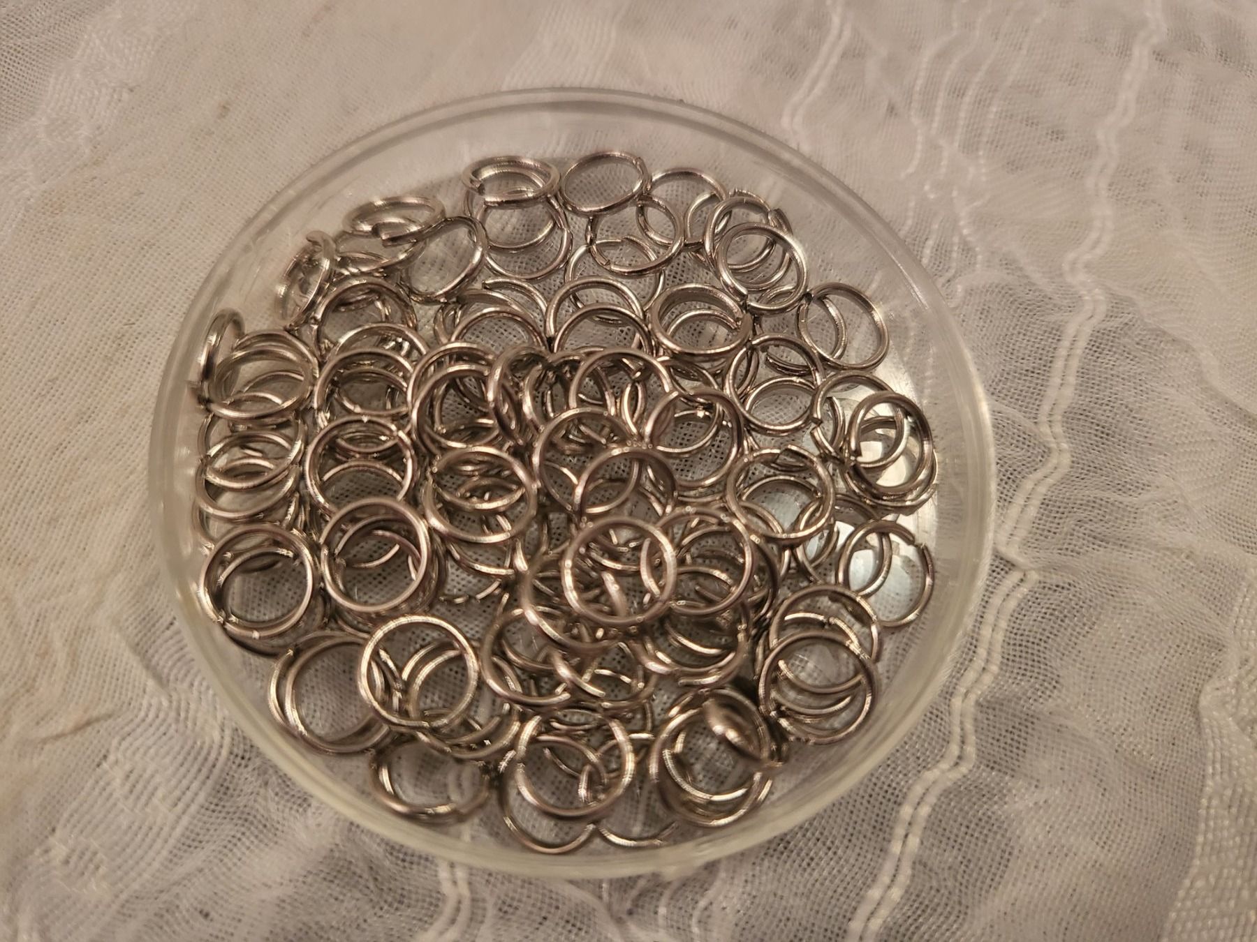 Perle (finte): Spaltringe 5mm 100 stück – Nuovo e nell'imballaggio originale da Dietikon venduto da Eleda 1