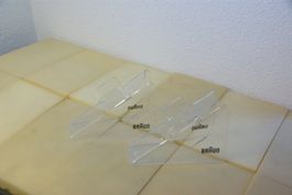Aufsteller transparent von BRAUN