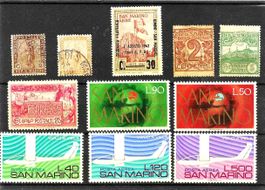 LOT SAN MARINO ITALIEN ab 1899