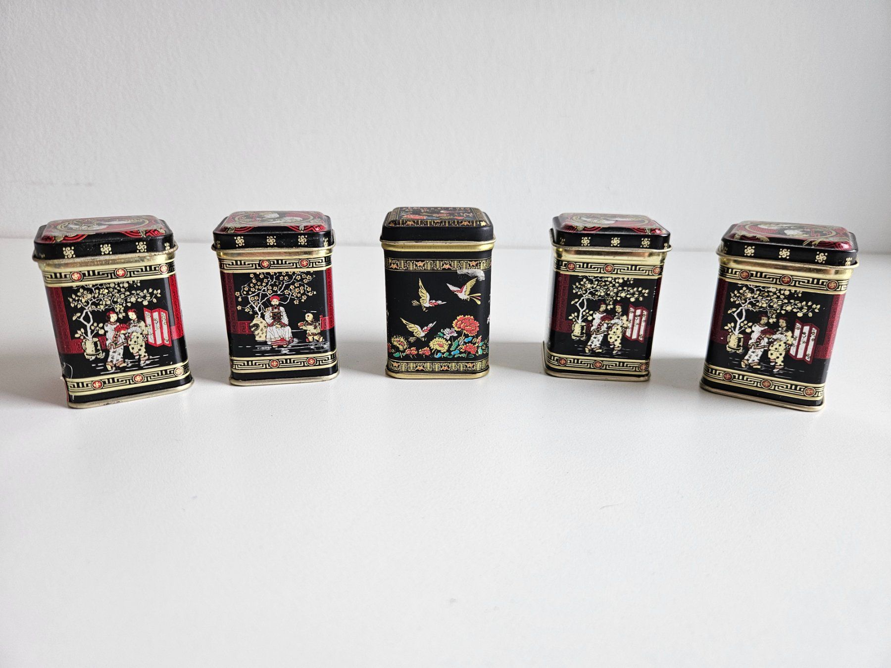 Tutte le decorazioni: 5 Japanische Teedosen, Schwarz – Usato da Zürich venduto da pat_2frc