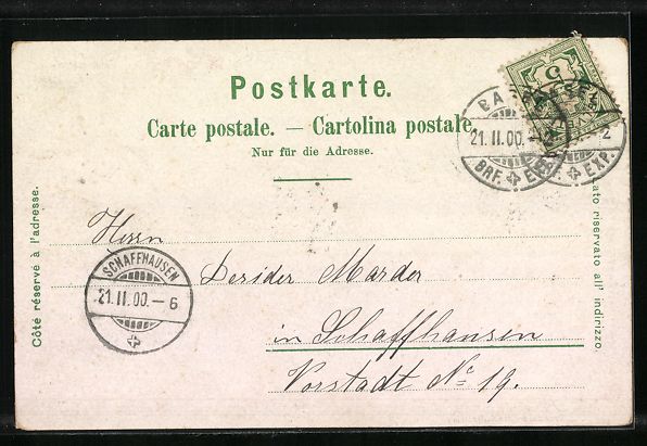 Cartes postales: Litho Basel, Das Münster mit der Pfalz, – D'occasion à Berlin par bartko-reher 1