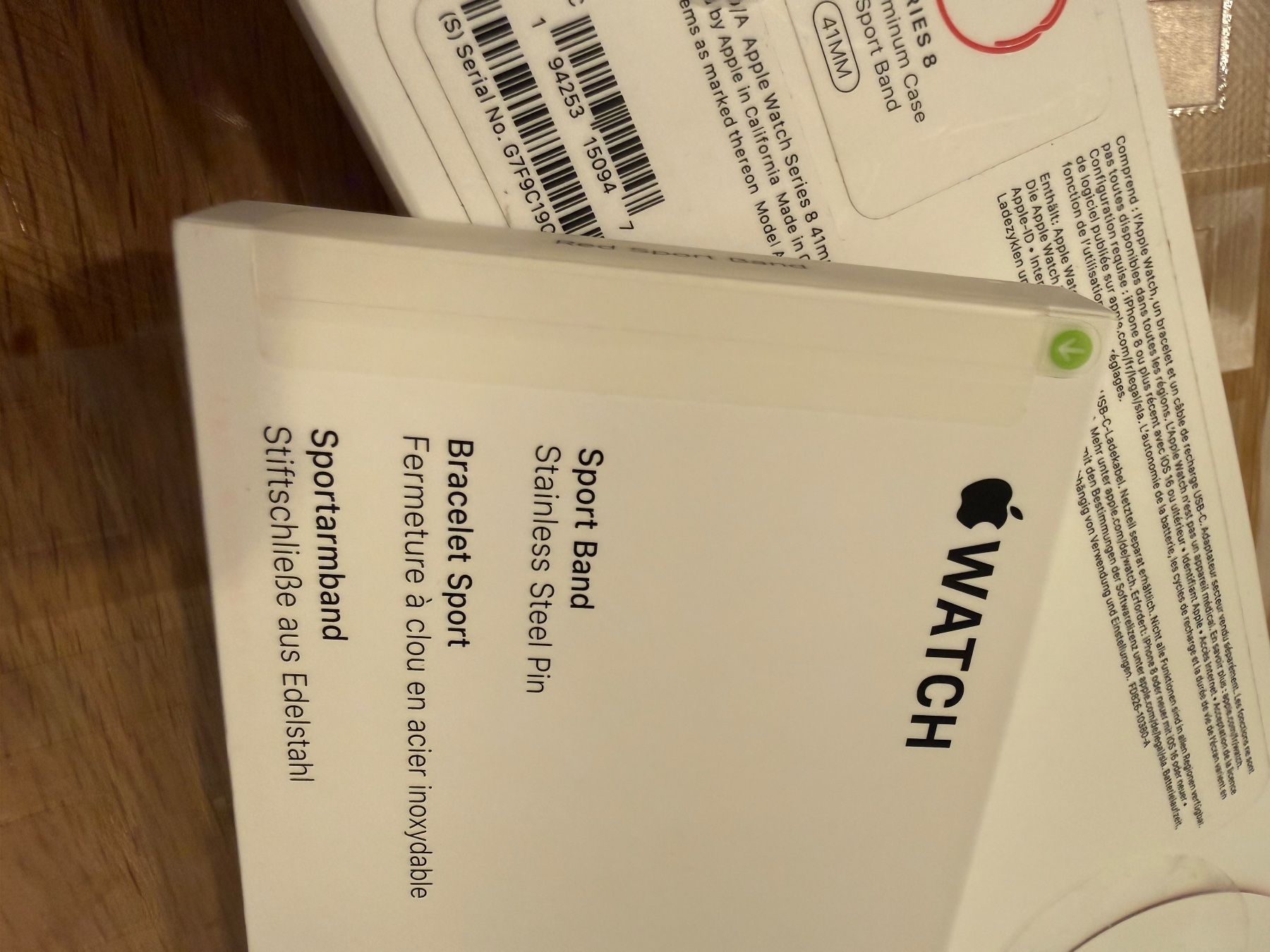 Apple Smartwatch: Apple Watch Serie 8 41mm Alluminio Rosso – Nuovo e nell'imballaggio originale da Amriswil venduto da Ttsa 5