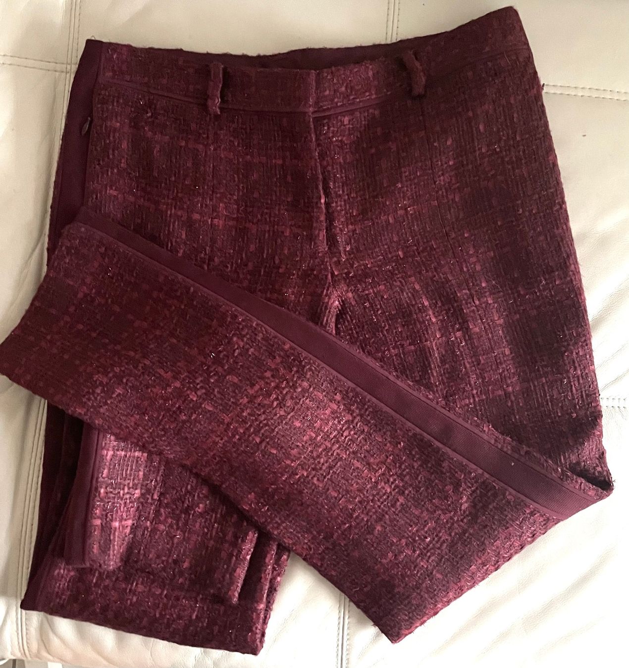 Pantaloni: NEUE Hose Tory Burch Tweed – Nuovo (secondo la descrizione) da Etoy venduto da Airesun 1