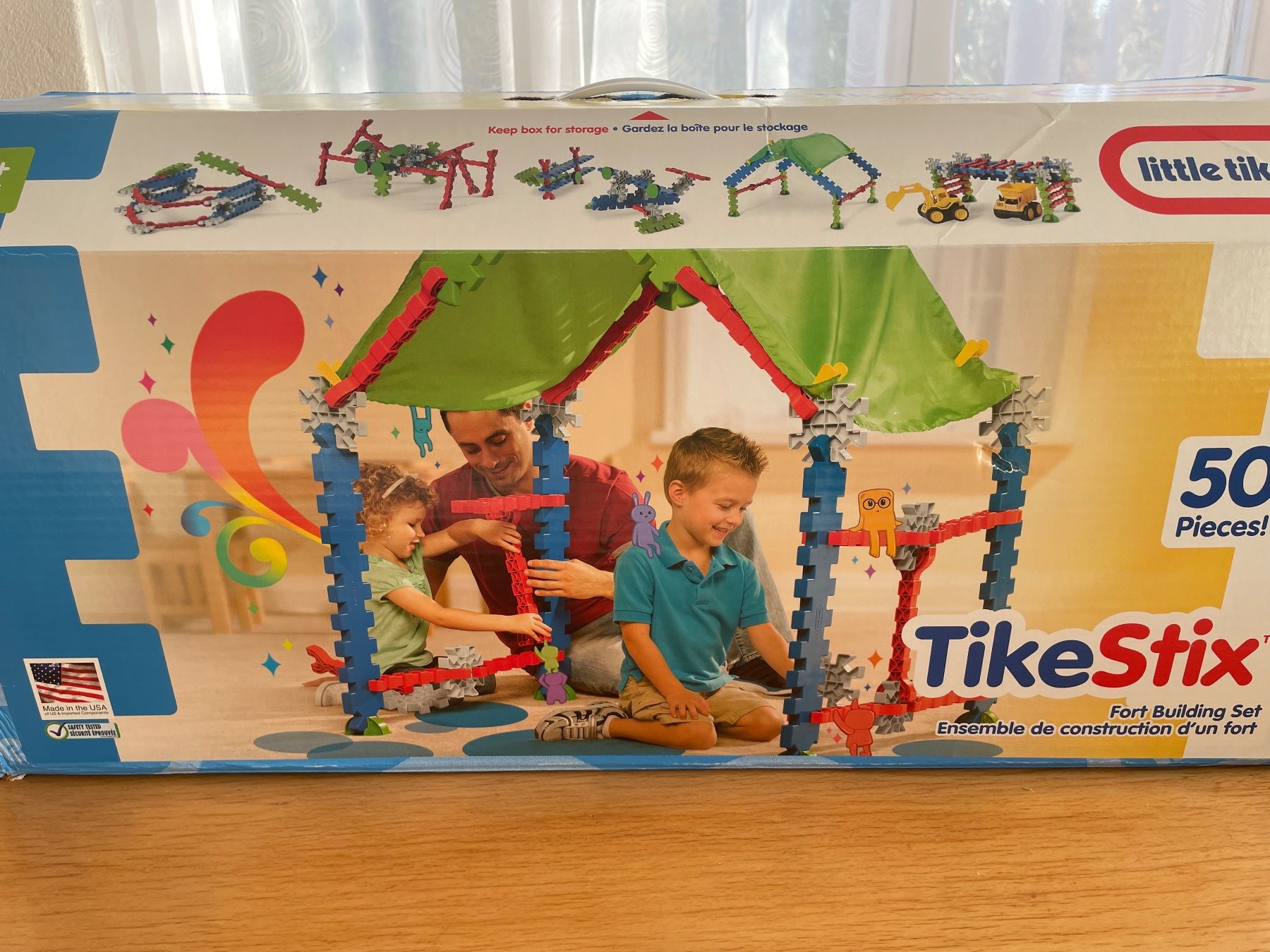 Kit di costruzioni: Little Tikes TikeStix Fort Building Set – Usato da Seengen venduto da swossi