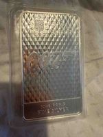 Royal Mint 007 10oz Fine Silver Bar, neu