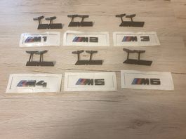 Emblem BMW M Schwarz Glanz Frontgrill