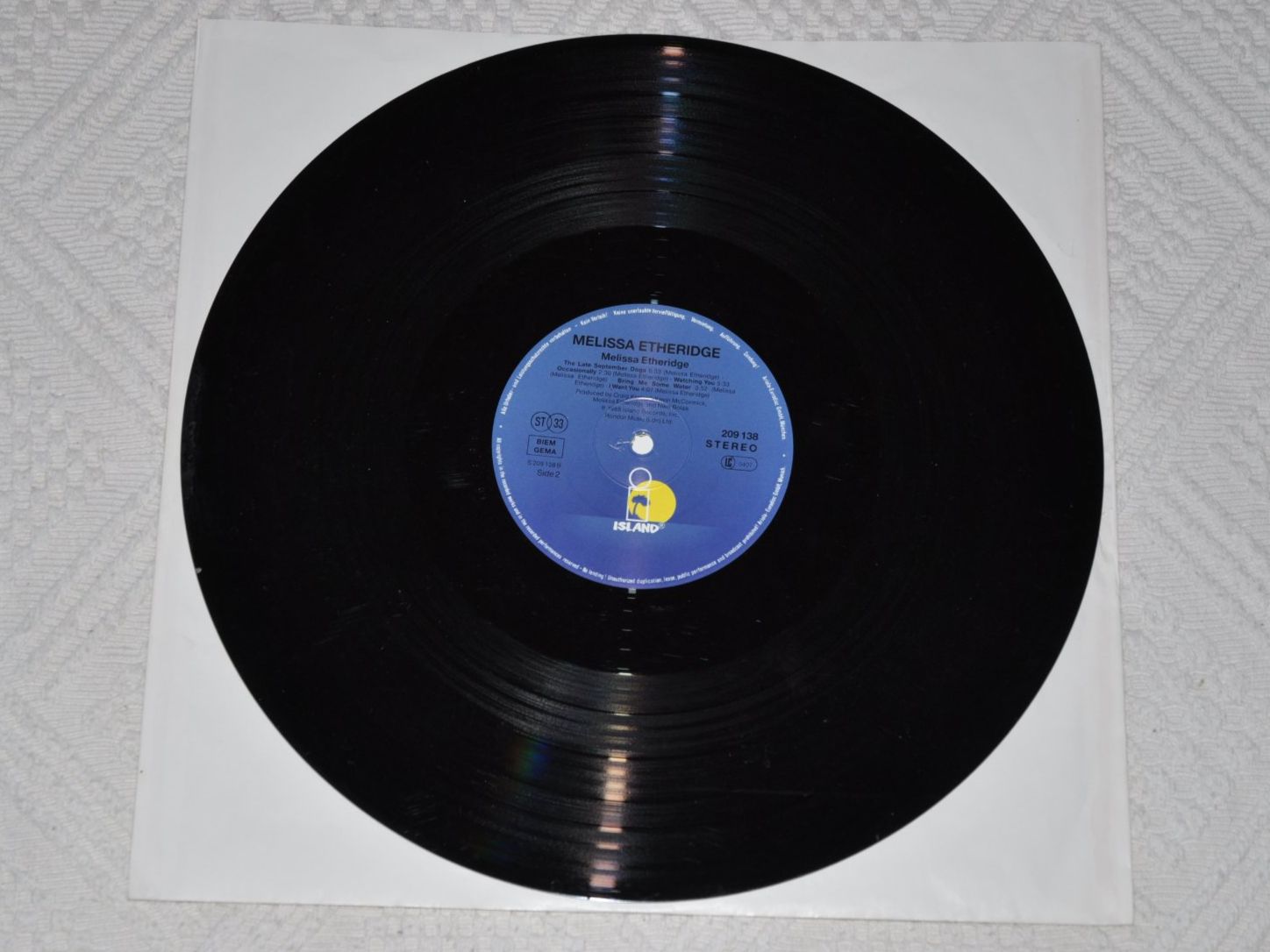 Vinyles: LP Melissa Etheridge - Melissa Etheridge - 1988 – D'occasion à Boll par Theodora15 5