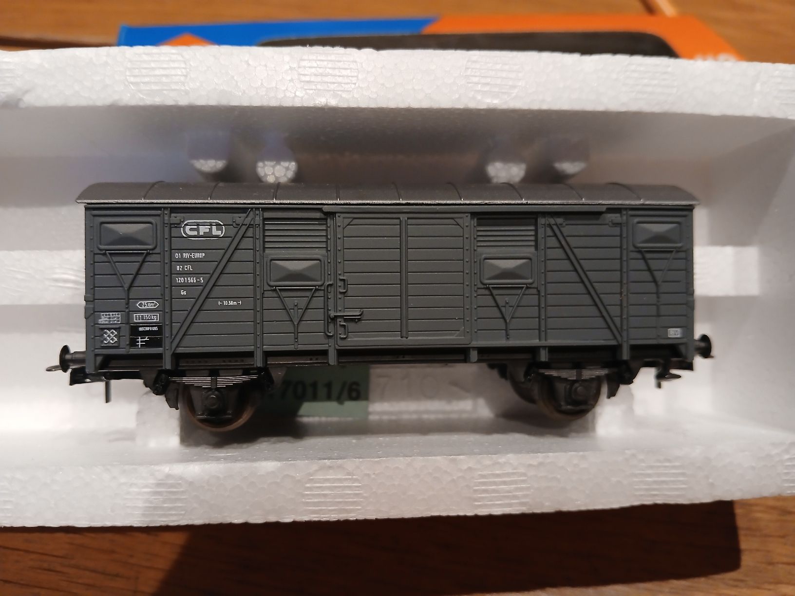 Roco Modellini di ferrovie: Roco HO Güterwagen DSB, Neu! – Nuovo e nell'imballaggio originale da Bözen venduto da Kolumbus77