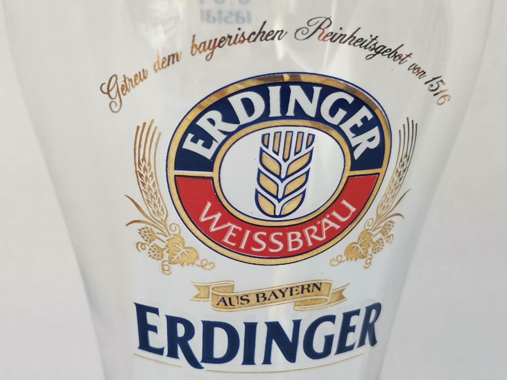 Erdinger Verres: Weizenbierglas Erdinger Exclusiv 0.5l – Neuf (Voir description) à Allschwil par H0-Bahner 3