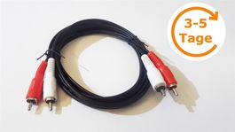 Audiokabel Cinch 2x Stecker, 2.5 m