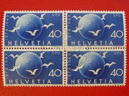 1949, Nr.296 im Viererblock von: BERN, Kat: 60.-+