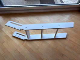 Flexa White - Schrägleiter und Pfosten für Spielbett 120cm