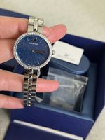 Original Swarovski Cosmopolitan Uhr silber/blau