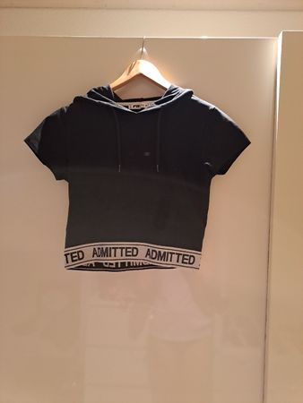 FB Sister Damen Crop-Hoodie schwarz gr. M 